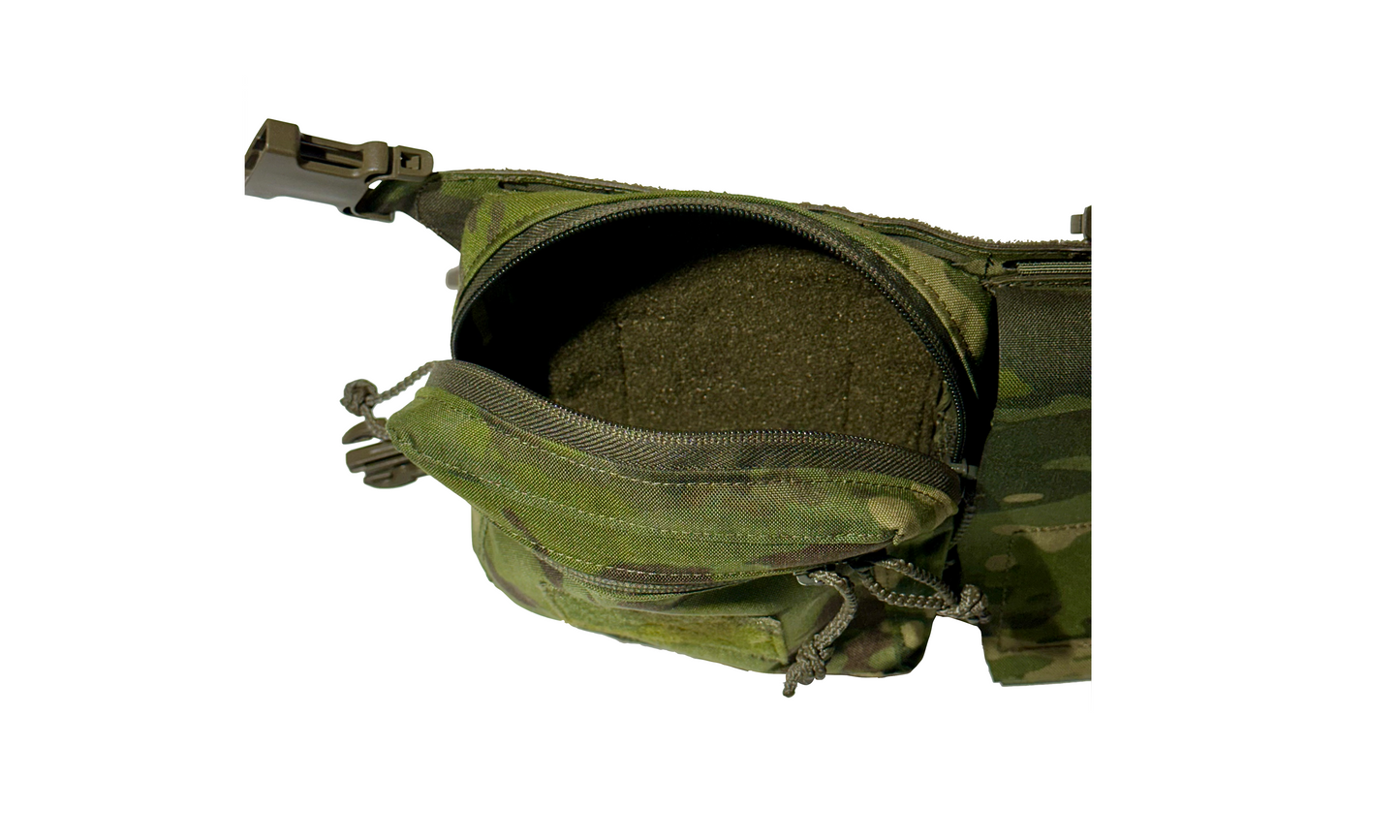 General purpose pouch with PALS/MOLLE